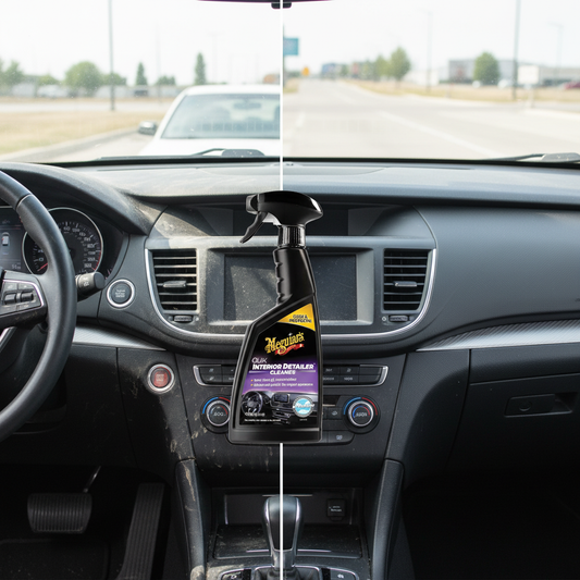 Meguiar's G13616EU Quik Interior Detailer Cleaner 473ml for a matt finish. Cleans all interior car surfaces