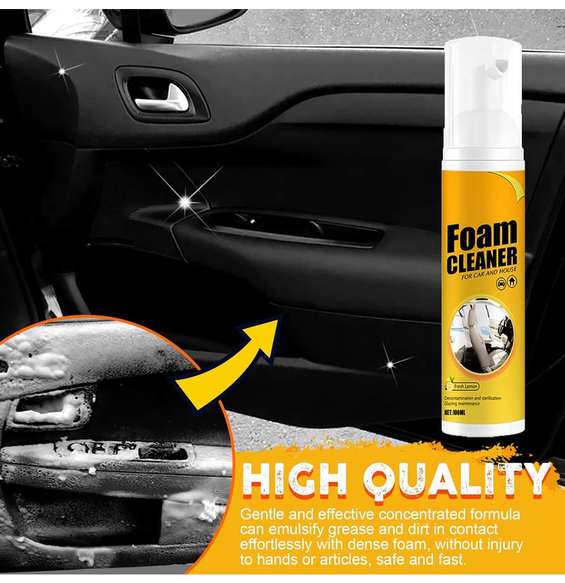 Nettoyant Mousse Multifonction CAR MAGIC SPRAY