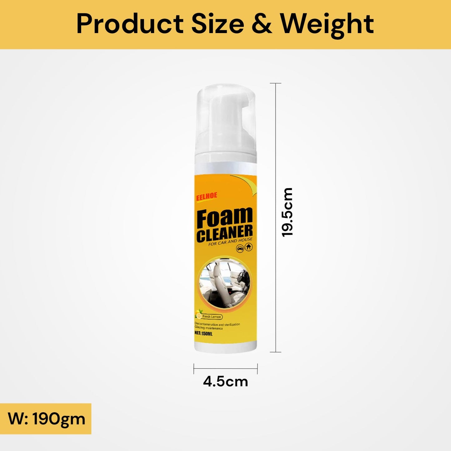 Nettoyant Mousse Multifonction CAR MAGIC SPRAY