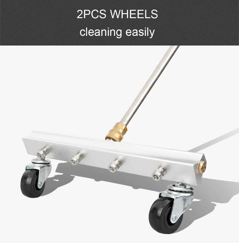 4000PSI Car Chassis Cleaning Undercarriage Cleaner High Pressure Washer Car Cleaning Nozzle Water Broom Road Ground Sweep