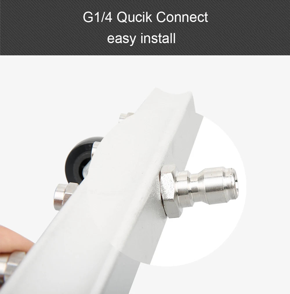 4000PSI Car Chassis Cleaning Undercarriage Cleaner High Pressure Washer Car Cleaning Nozzle Water Broom Road Ground Sweep