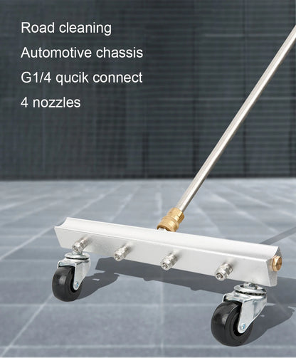 4000PSI Car Chassis Cleaning Undercarriage Cleaner High Pressure Washer Car Cleaning Nozzle Water Broom Road Ground Sweep