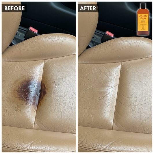 Leather Honey Leather Cleaner: Non-Toxic Leather Care Made in the USA Since 1968. Deep Cleans Leather, Faux & Vinyl - Couches, Car Seats, Purses, Tack, Shoes & Bags. Safe Any Colors & White Leather